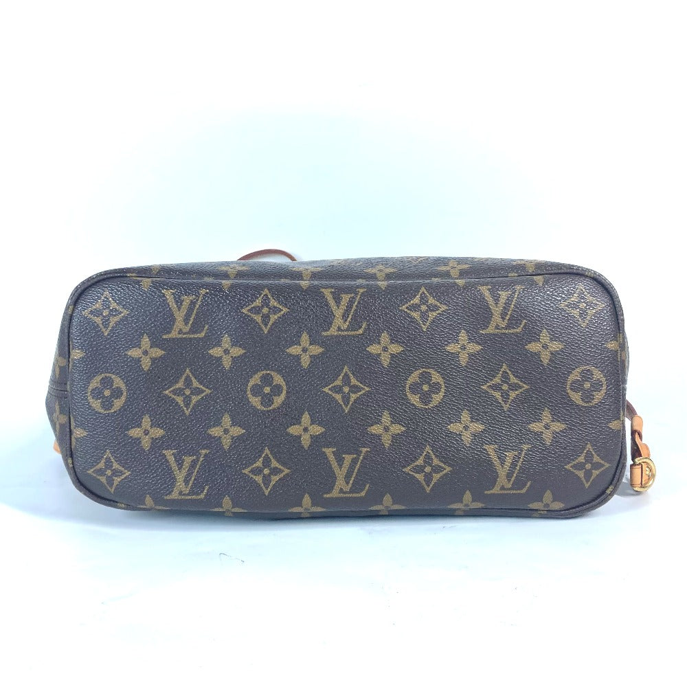 LOUIS VUITTON M41245 モノグラム ネヴァーフルPM トートバッグ カバン 肩掛け ポーチ付き ショルダーバッグ モノグラムキャンバス レディース