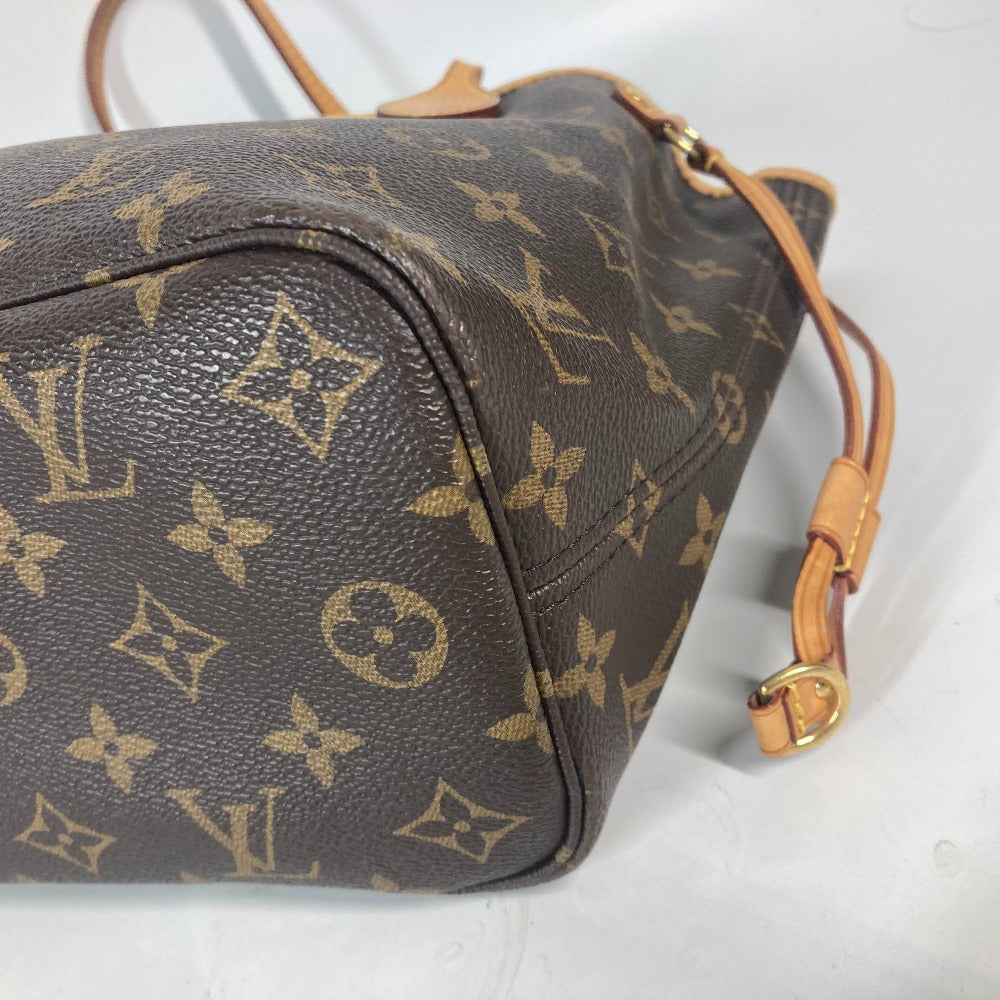 LOUIS VUITTON M41245 モノグラム ネヴァーフルPM トートバッグ カバン 肩掛け ポーチ付き ショルダーバッグ モノグラムキャンバス レディース