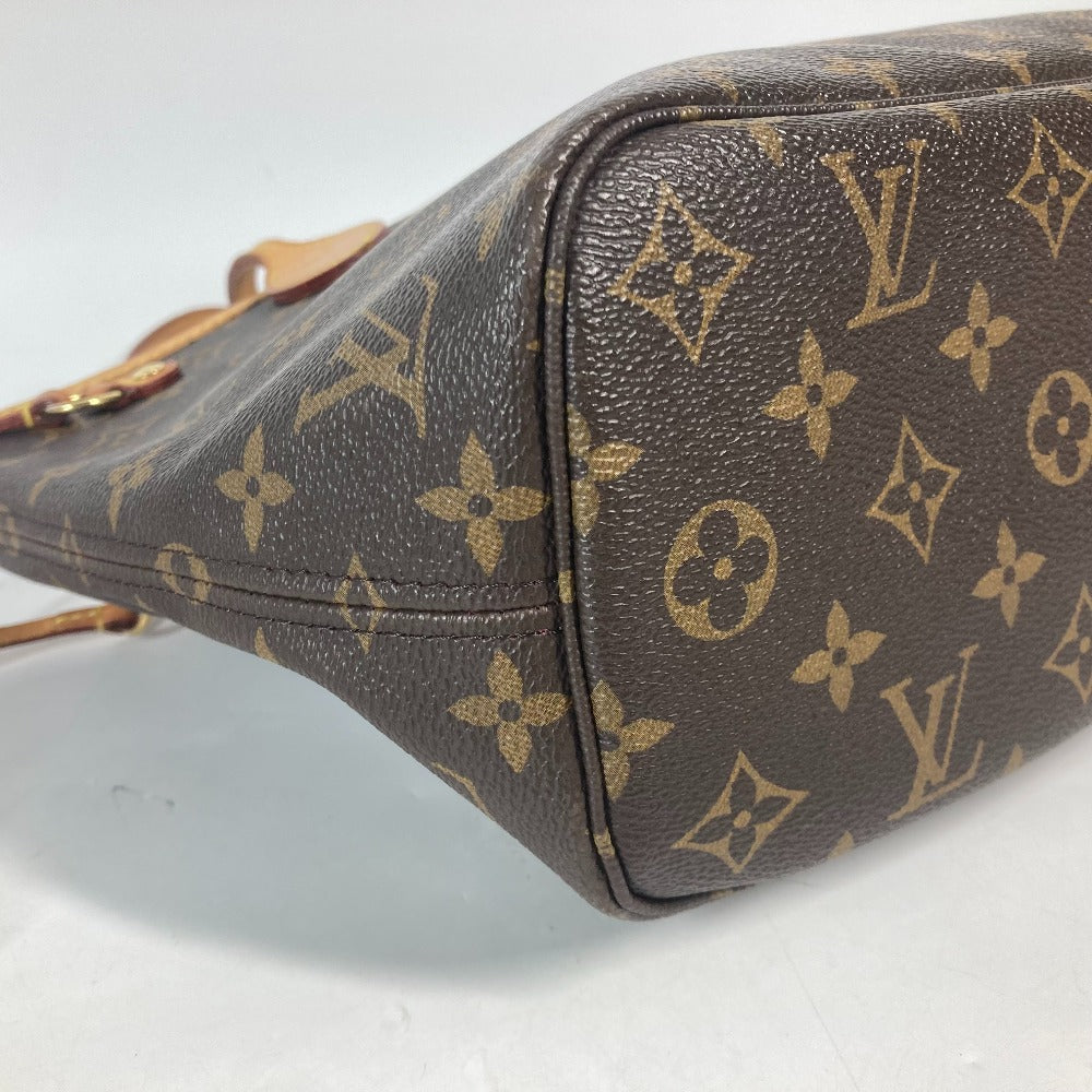 LOUIS VUITTON M41245 モノグラム ネヴァーフルPM トートバッグ カバン 肩掛け ポーチ付き ショルダーバッグ モノグラムキャンバス レディース ピヴォワンヌ ブラウン - brandshop-reference