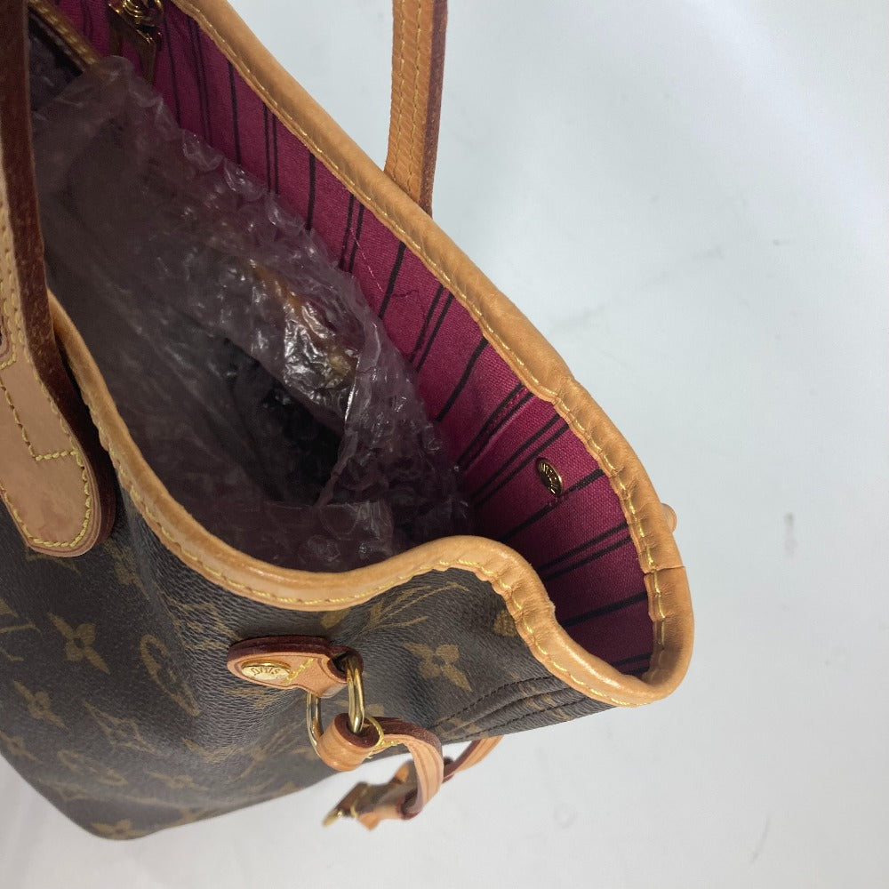 LOUIS VUITTON M41245 モノグラム ネヴァーフルPM トートバッグ カバン 肩掛け ポーチ付き ショルダーバッグ モノグラムキャンバス レディース ピヴォワンヌ ブラウン - brandshop-reference