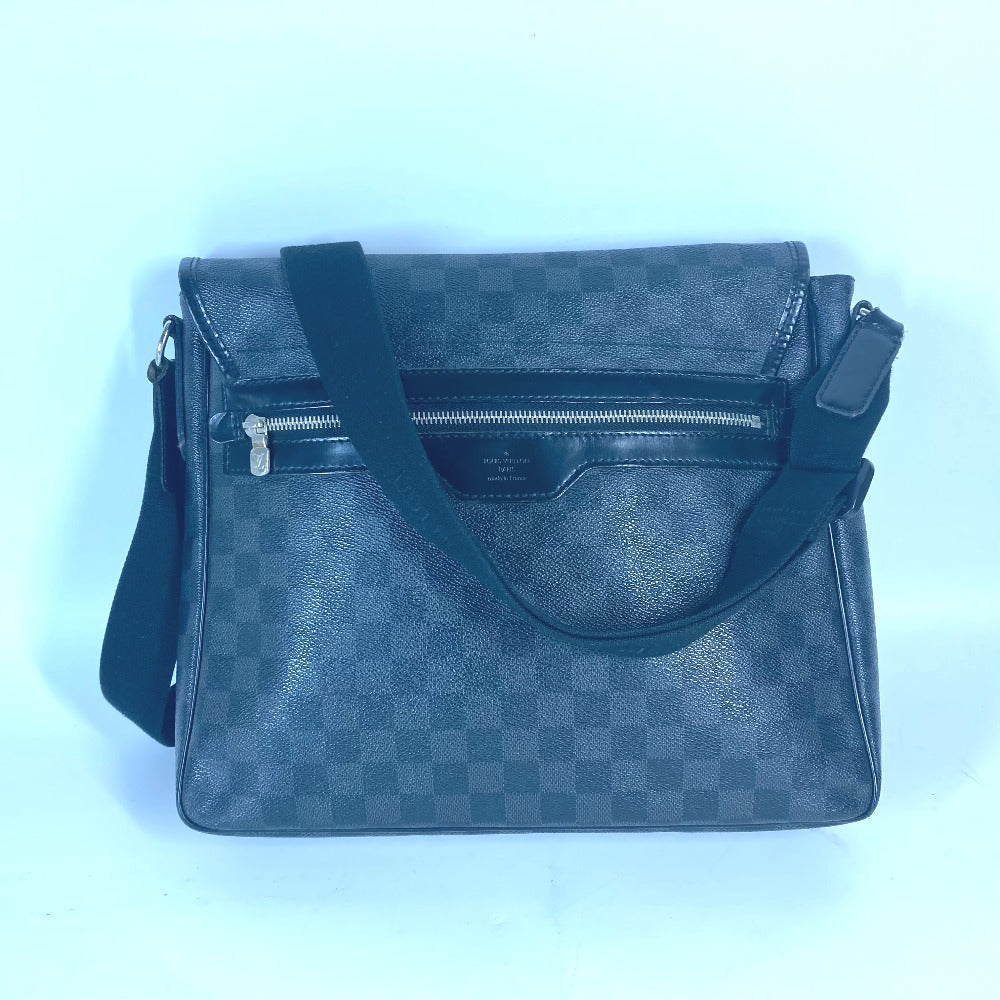 LOUIS VUITTON N41272 ダミエグラフィット ディストリクスMM カバン フラップ メッセンジャーバッグ 斜め掛け ショルダーバッグ ダミエグラフィットキャンバス メンズ