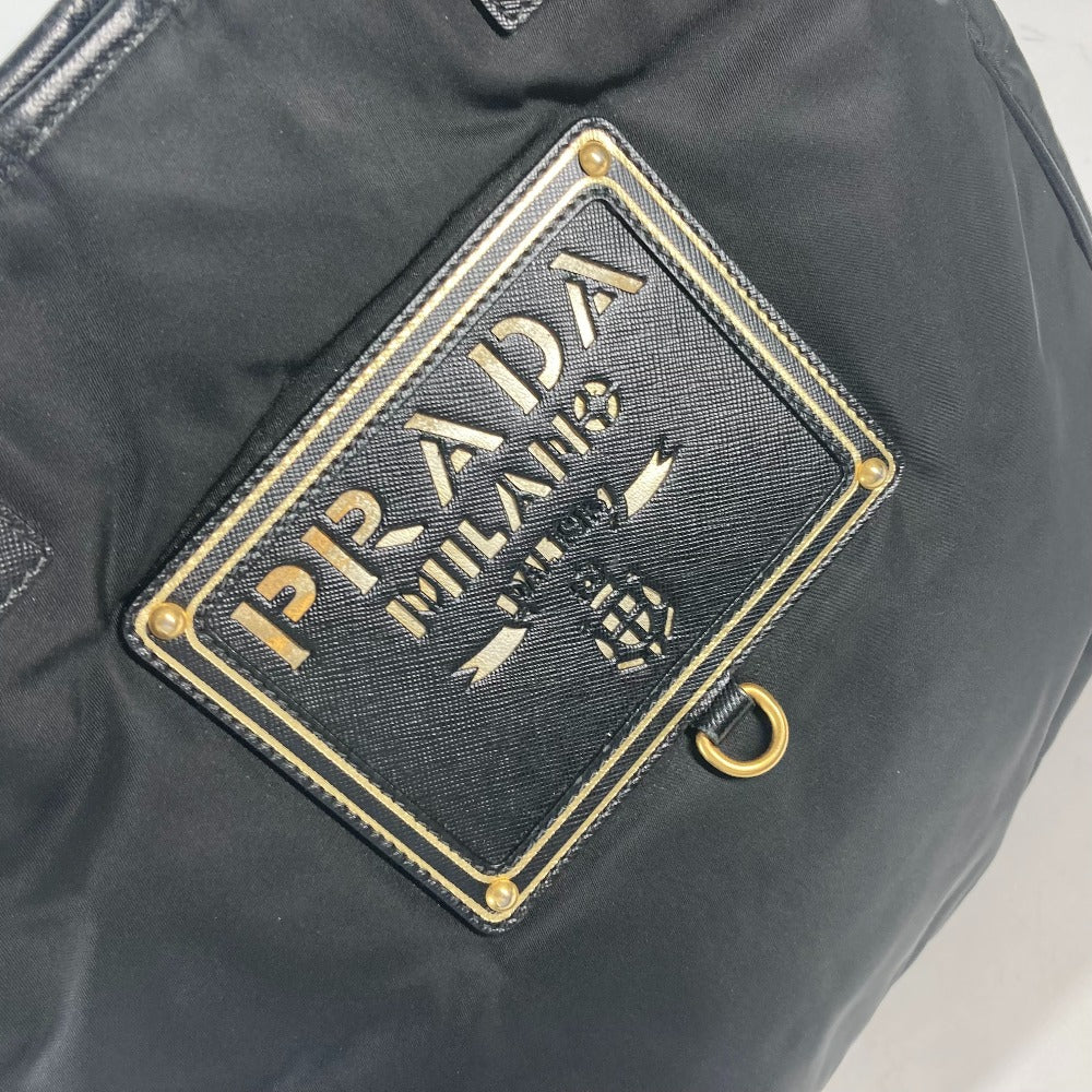 PRADA ロゴ 縦型 トートバッグ カバン ハンドバッグ ナイロン ユニセックス