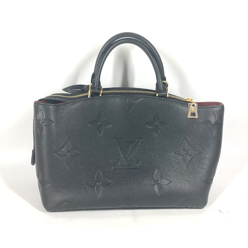 LOUIS VUITTON M58916 モノグラムアンプラント プティ・パレ PM カバン トートバッグ ハンドバッグ モノグラムアンプラントレザー レディース ノワール ブラック