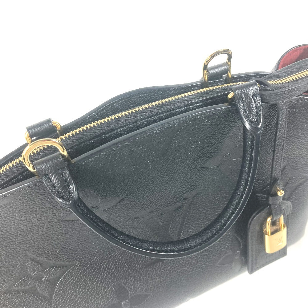 LOUIS VUITTON M58916 モノグラムアンプラント プティ・パレ PM カバン トートバッグ ハンドバッグ モノグラムアンプラントレザー レディース ノワール ブラック