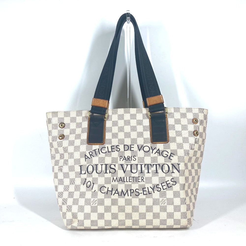 LOUIS VUITTON N41179 ダミエ・アズール プランソレイユ・カバPM 肩掛け カバン トートバッグ ショルダーバッグ ダミエアズールキャンバス レディース