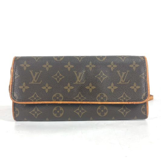 LOUIS VUITTON M51852 モノグラム ポシェット・ツインGM バッグ カバン 2WAYバッグ クラッチバッグ ショルダーバッグ モノグラムキャンバス レディース ブラウン