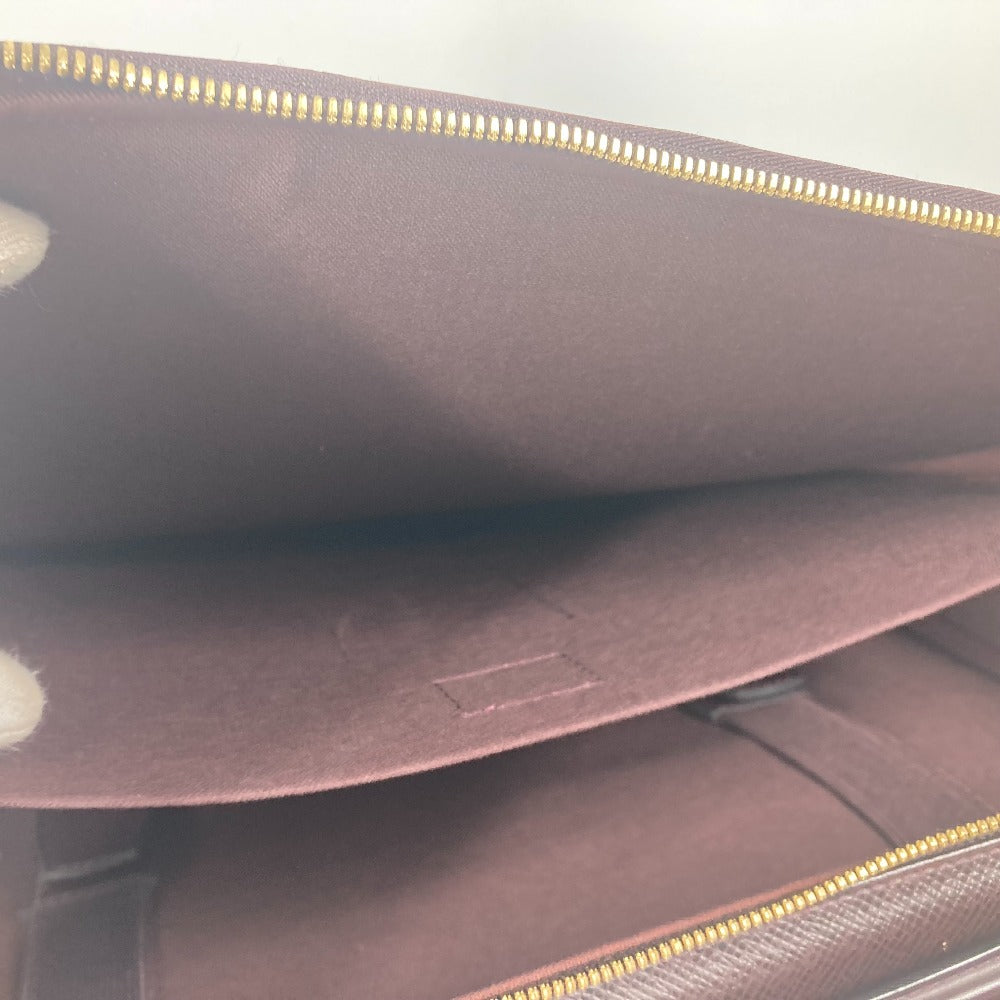 LOUIS VUITTON M30836 タイガ ポルト オルディナトゥール オデッサ ポーチ付き ブリーフケース 2WAYバッグ ショルダーバッグ ハンドバッグ タイガレザー ユニセックス アカジュー ワインレッド - brandshop-reference