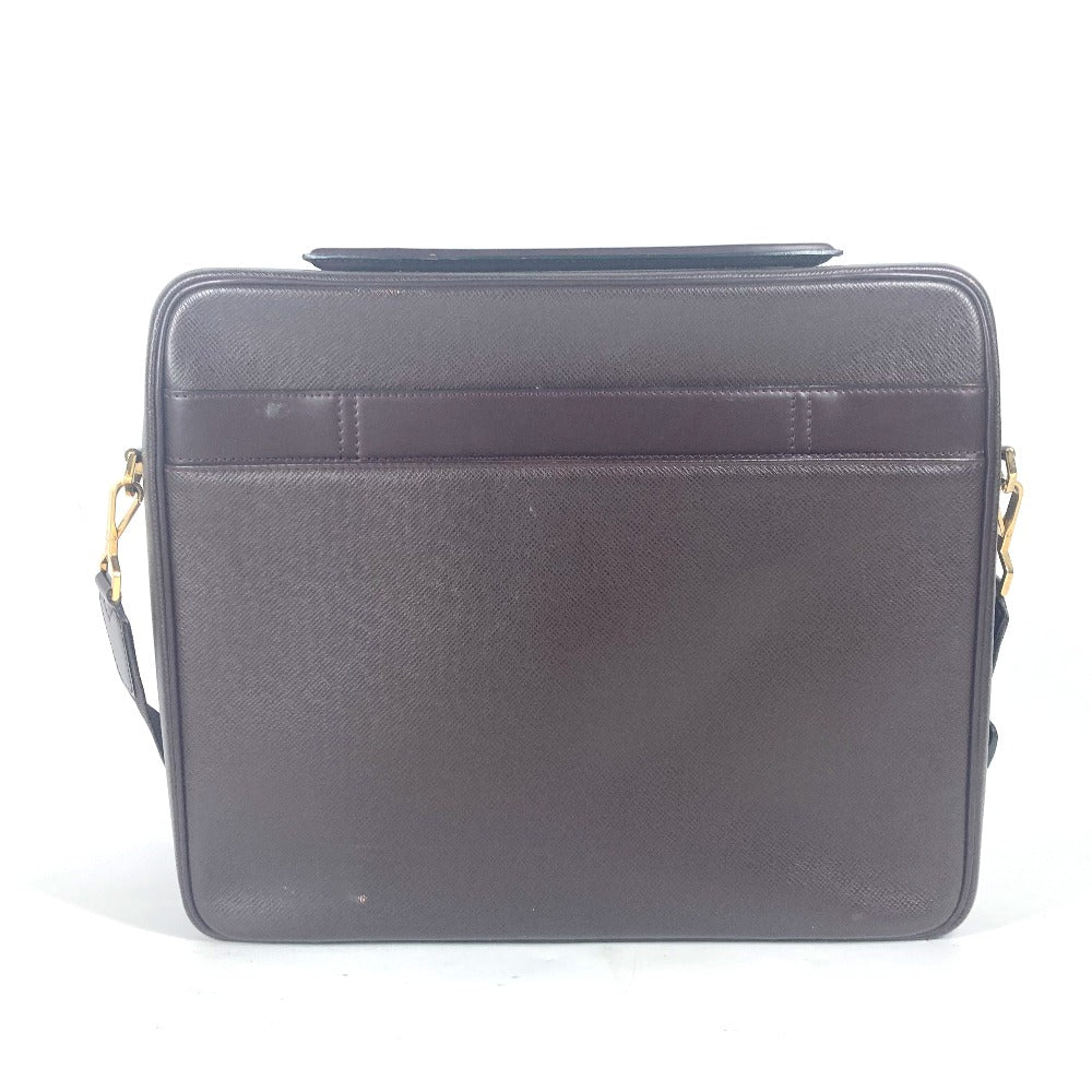 LOUIS VUITTON M30836 タイガ ポルト オルディナトゥール オデッサ ポーチ付き ブリーフケース 2WAYバッグ ショルダーバッグ ハンドバッグ タイガレザー ユニセックス アカジュー ワインレッド - brandshop-reference