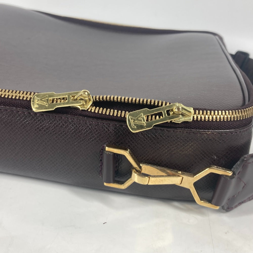 LOUIS VUITTON M30836 タイガ ポルト オルディナトゥール オデッサ ポーチ付き ブリーフケース 2WAYバッグ ショルダーバッグ ハンドバッグ タイガレザー ユニセックス アカジュー ワインレッド - brandshop-reference