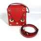 LOUIS VUITTON M82215 LVロゴ Sロックバッグ XL カバン 斜め掛け 2WAYバッグ ハンドバッグ ショルダーバッグ レザー レディース ルージュ レッド系