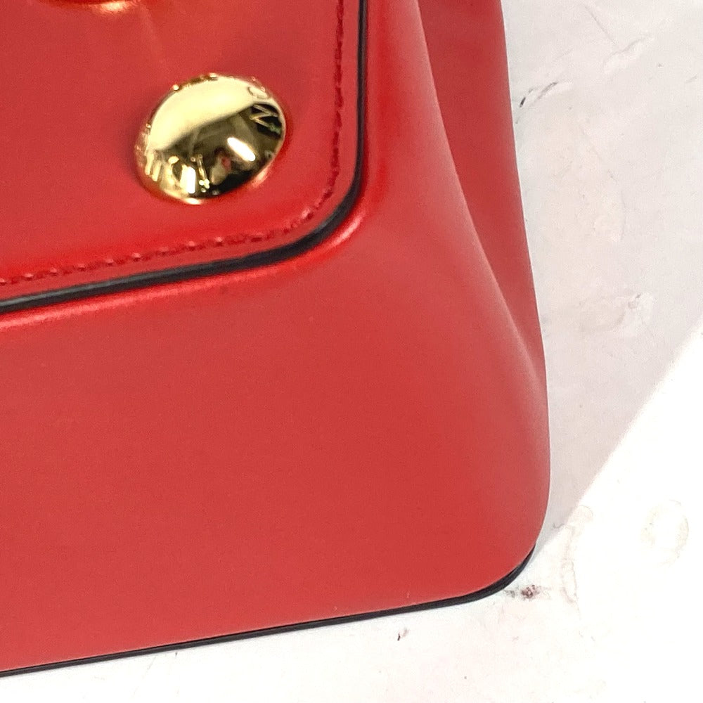 LOUIS VUITTON M82215 LVロゴ Sロックバッグ XL カバン 斜め掛け 2WAYバッグ ハンドバッグ ショルダーバッグ レザー レディース ルージュ レッド系