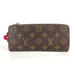 LOUIS VUITTON M64201 モノグラム フラワー ポルトフォイユ クレマンス ロングウォレット ラウンドファスナー  長財布 モノグラムキャンバス レディース ピンク