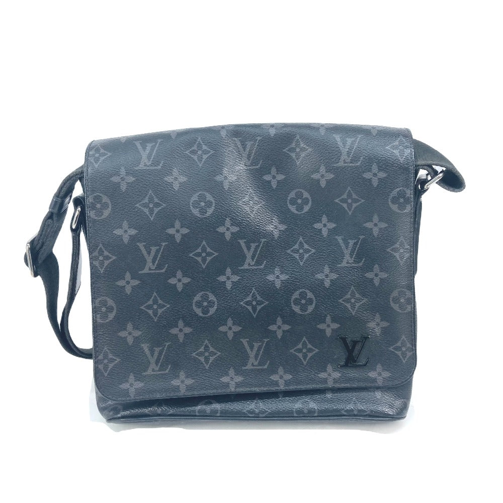 LOUIS VUITTON M45272 モノグラムエクリプス ディストリクトPM  カバン 斜め掛け フラップ ショルダーバッグ モノグラムエクリプスキャンバス ユニセックス ブラック - brandshop-reference