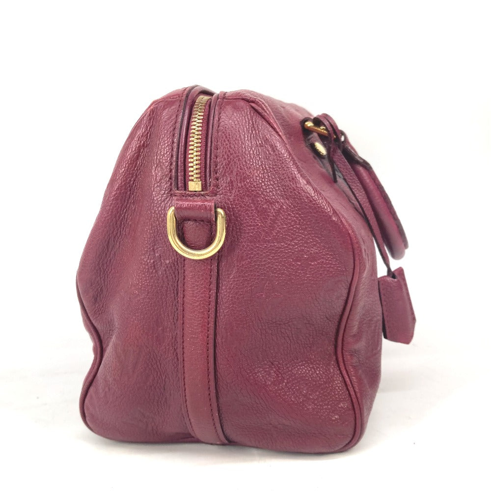 LOUIS VUITTON M40755 モノグラムアンプラント スピーディ・バンドリエール30 カバン ミニボストンバッグ ショルダーバッグ 斜め掛け ショルダーバッグ モノグラムアンプラントレザー レディース オロール ワインレッド - brandshop-reference