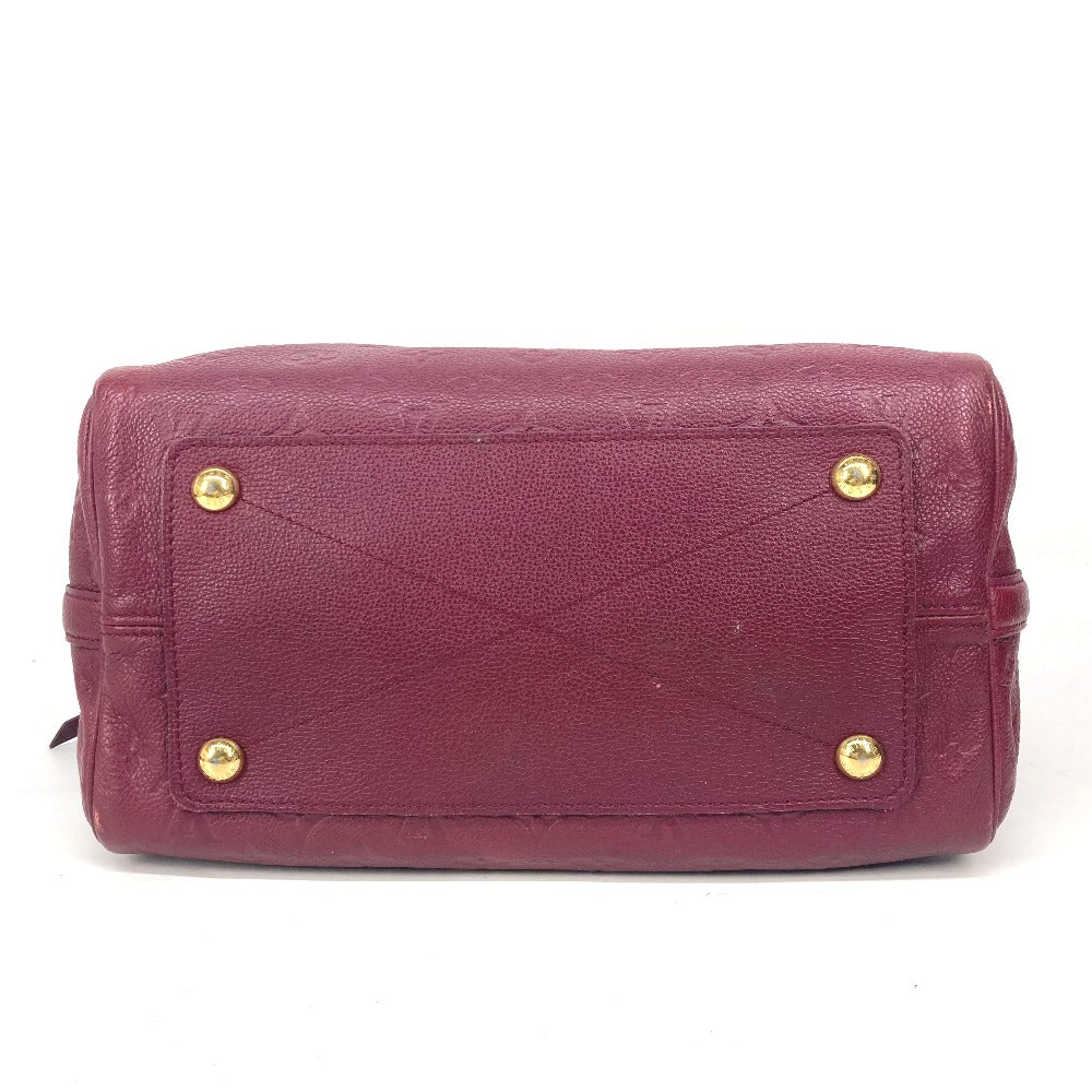 LOUIS VUITTON M40755 モノグラムアンプラント スピーディ・バンドリエール30 カバン ミニボストンバッグ ショルダーバッグ 斜め掛け ショルダーバッグ モノグラムアンプラントレザー レディース オロール ワインレッド - brandshop-reference