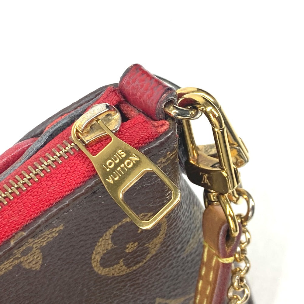 LOUIS VUITTON M41638 モノグラム パラスクラッチ カバン 3WAYバッグ クラッチバッグ チェーンバッグ ショルダーバッグ モノグラムキャンバス レディース レッド - brandshop-reference