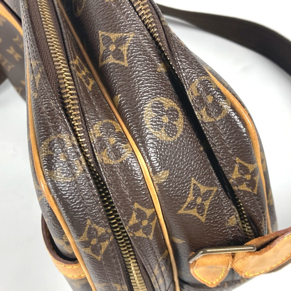 LOUIS VUITTON M45254 モノグラム リポーターPM Wジップ 斜め掛けバック 肩掛けバック カバン バック ショルダーバッグ モノグラムキャンバス レディース ブラウン - brandshop-reference