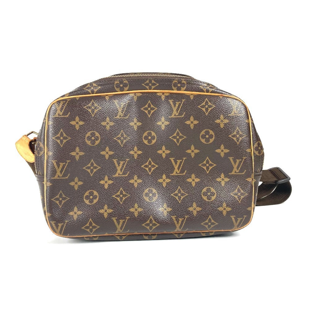 LOUIS VUITTON M45254 モノグラム リポーターPM Wジップ 斜め掛けバック 肩掛けバック カバン バック ショルダーバッグ モノグラムキャンバス レディース ブラウン - brandshop-reference