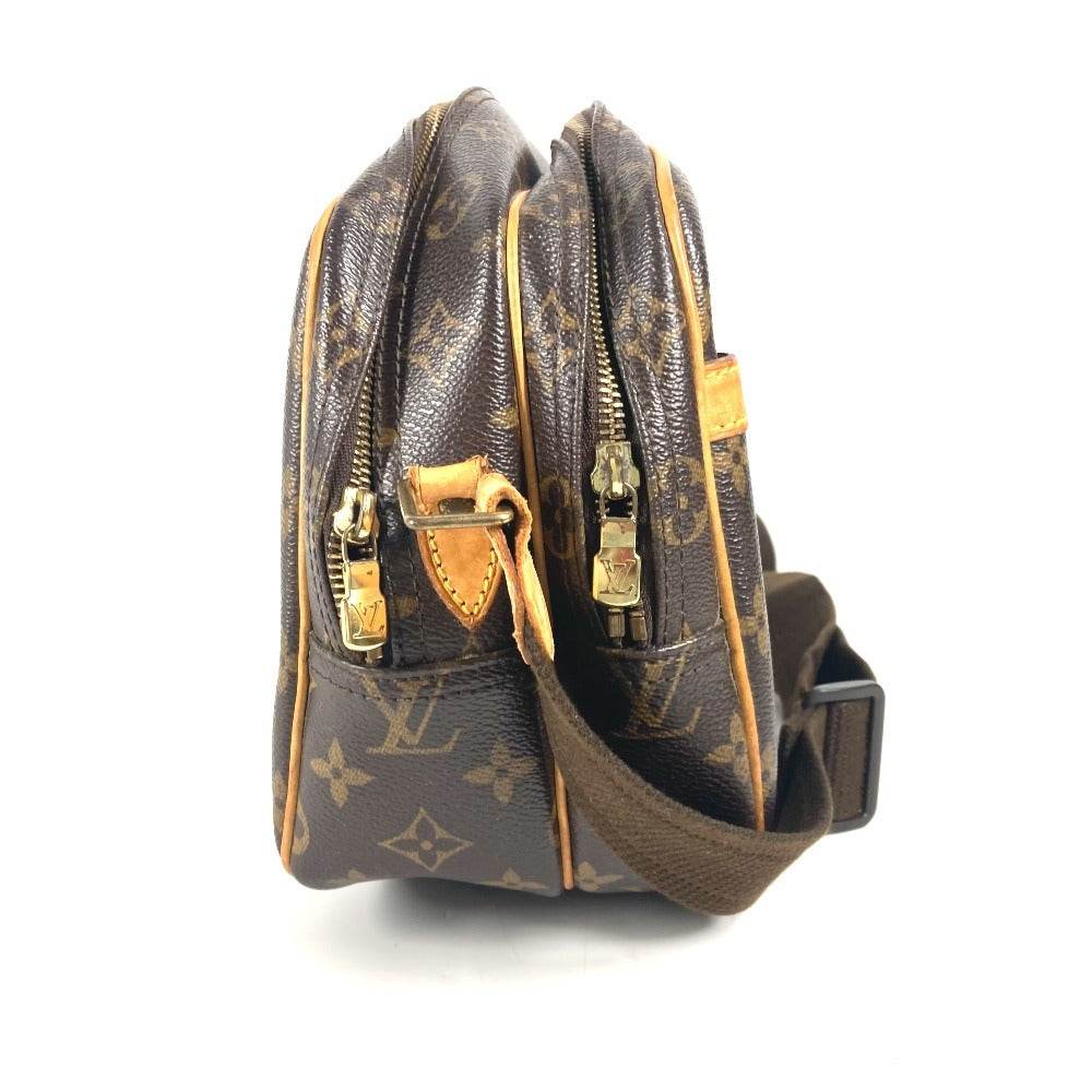 LOUIS VUITTON M45254 モノグラム リポーターPM Wジップ 斜め掛けバック 肩掛けバック カバン バック ショルダーバッグ モノグラムキャンバス レディース ブラウン - brandshop-reference