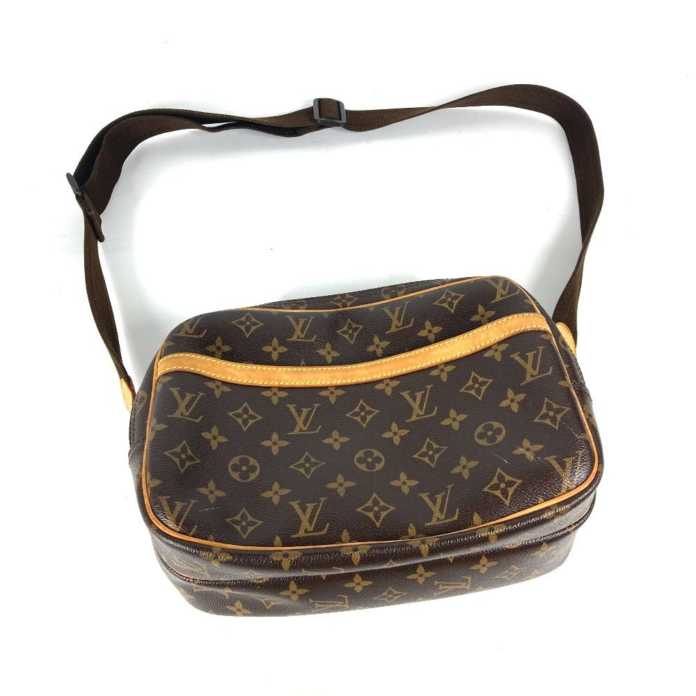 LOUIS VUITTON M45254 モノグラム リポーターPM Wジップ 斜め掛けバック 肩掛けバック カバン バック ショルダーバッグ モノグラムキャンバス レディース ブラウン - brandshop-reference