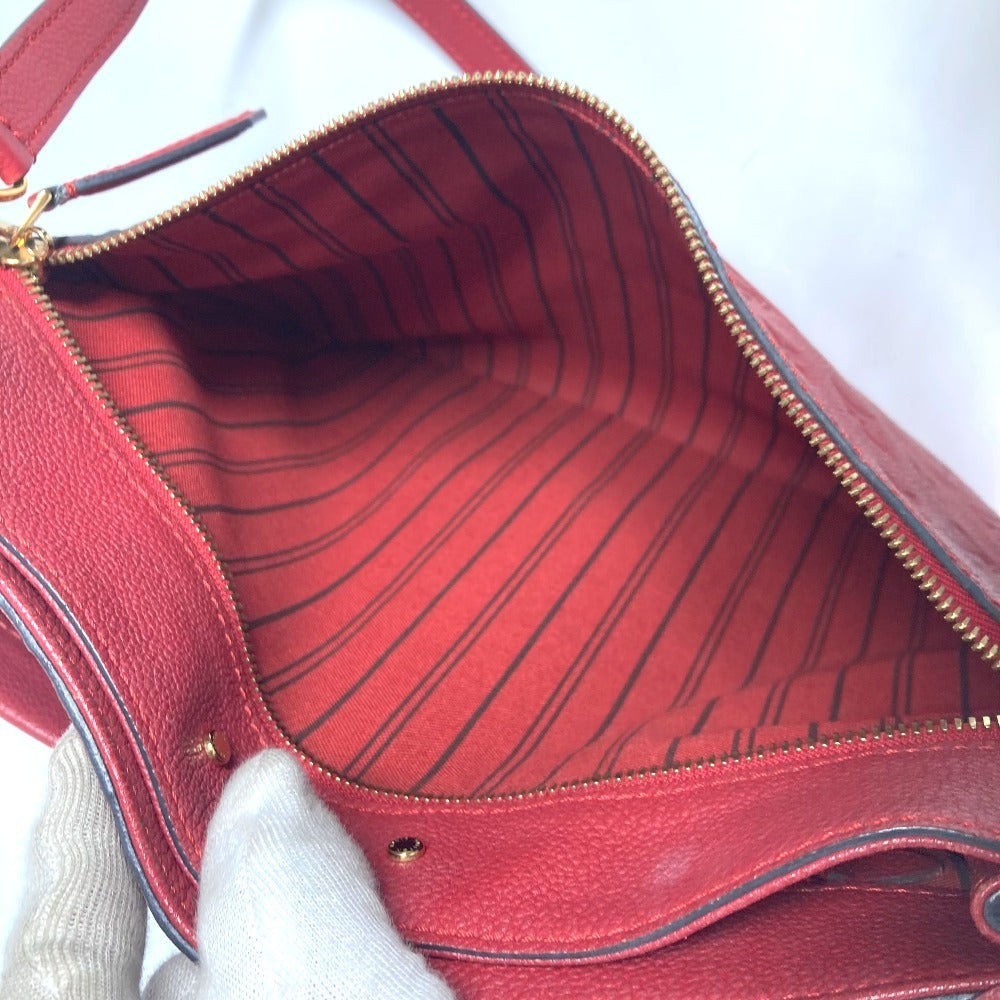 LOUIS VUITTON M42820 モノグラムアンプラント スポンティーニ カバン 斜め掛け 2WAYバッグ トートバッグ ショルダーバッグ モノグラムアンプラントレザー レディース スリーズ レッド - brandshop-reference