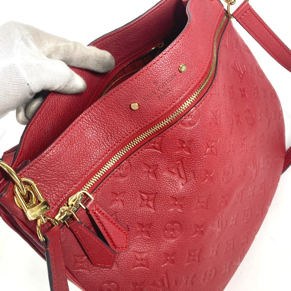 LOUIS VUITTON M42820 モノグラムアンプラント スポンティーニ カバン 斜め掛け 2WAYバッグ トートバッグ ショルダーバッグ モノグラムアンプラントレザー レディース スリーズ レッド - brandshop-reference