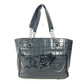 CHANEL カメリア NO5 アイコン チョコバー 肩掛け カバン トートバッグ チェーンバッグ ショルダーバッグ レザー レディース ブラック - brandshop-reference