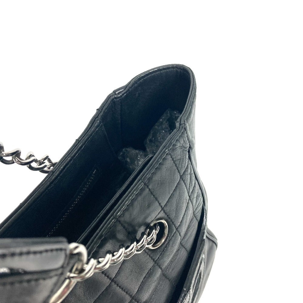 CHANEL カメリア NO5 アイコン チョコバー 肩掛け カバン トートバッグ チェーンバッグ ショルダーバッグ レザー レディース ブラック - brandshop-reference