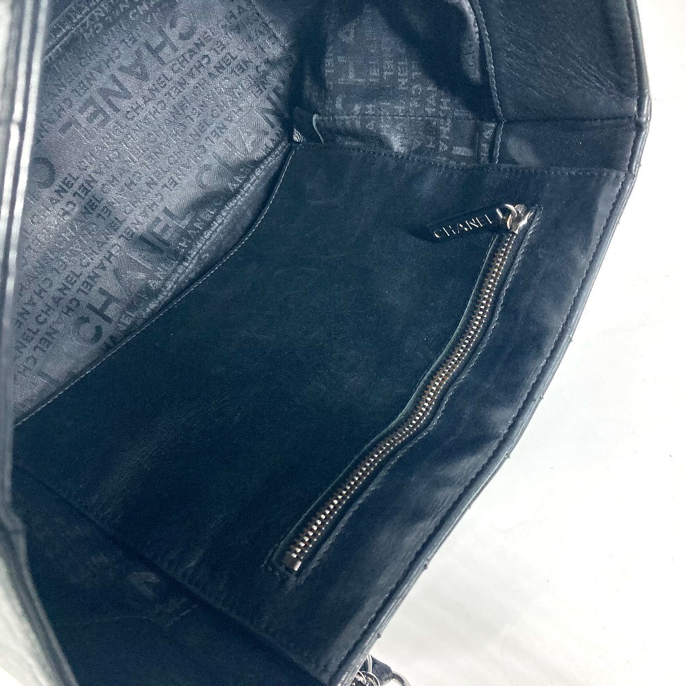 CHANEL カメリア NO5 アイコン チョコバー 肩掛け カバン トートバッグ チェーンバッグ ショルダーバッグ レザー レディース ブラック - brandshop-reference