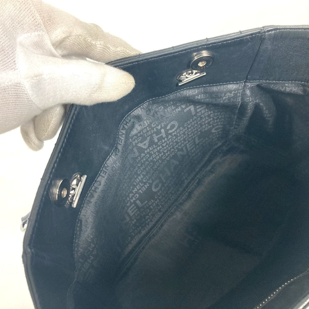 CHANEL カメリア NO5 アイコン チョコバー 肩掛け カバン トートバッグ チェーンバッグ ショルダーバッグ レザー レディース ブラック - brandshop-reference