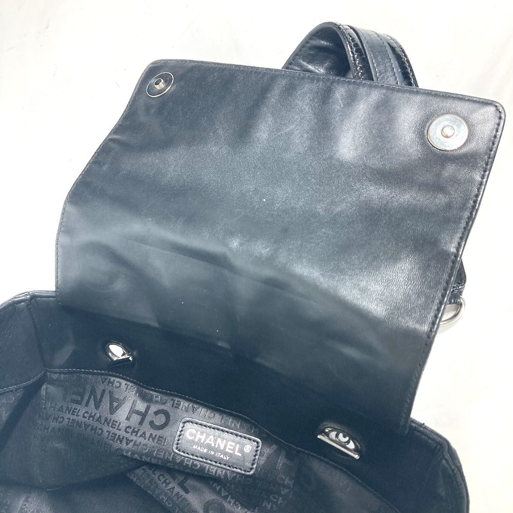 CHANEL カメリア NO5 アイコン チョコバー 肩掛け カバン トートバッグ チェーンバッグ ショルダーバッグ レザー レディース ブラック - brandshop-reference