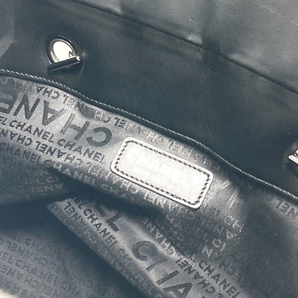 CHANEL カメリア NO5 アイコン チョコバー 肩掛け カバン トートバッグ チェーンバッグ ショルダーバッグ レザー レディース ブラック - brandshop-reference