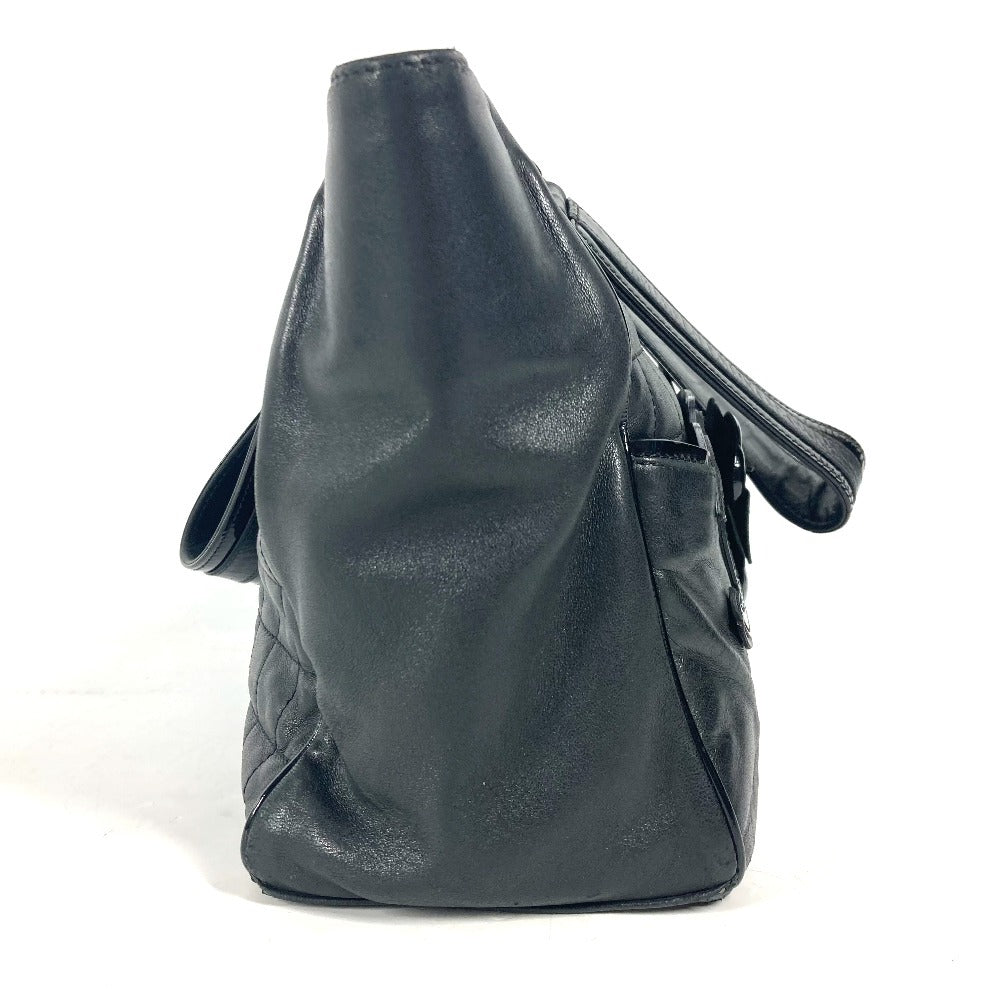 CHANEL カメリア NO5 アイコン チョコバー 肩掛け カバン トートバッグ チェーンバッグ ショルダーバッグ レザー レディース ブラック - brandshop-reference