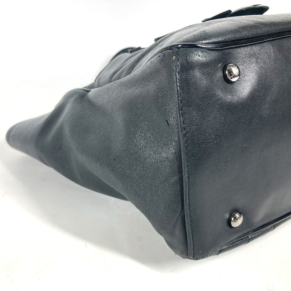 CHANEL カメリア NO5 アイコン チョコバー 肩掛け カバン トートバッグ チェーンバッグ ショルダーバッグ レザー レディース ブラック - brandshop-reference