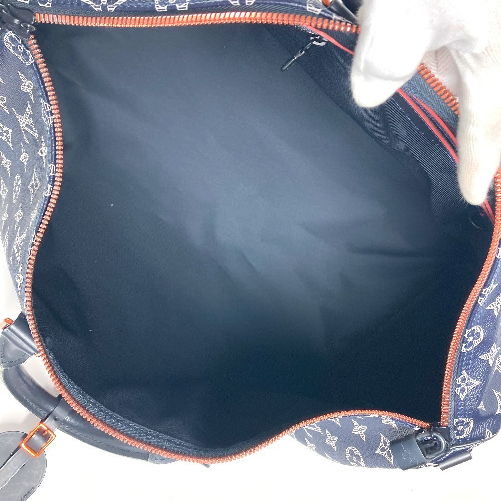 LOUIS VUITTON M43684 モノグラムインク アップサイドダウン  キーポルバンドリエール50 ハンドバッグ カバン トラベルバッグ ボストンバッグ モノグラムキャンバス ユニセックス ネイビー - brandshop-reference