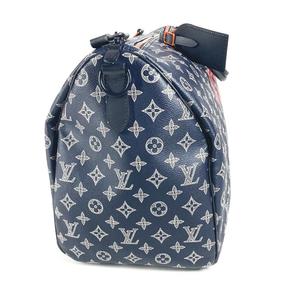 LOUIS VUITTON M43684 モノグラムインク アップサイドダウン  キーポルバンドリエール50 ハンドバッグ カバン トラベルバッグ ボストンバッグ モノグラムキャンバス ユニセックス ネイビー - brandshop-reference