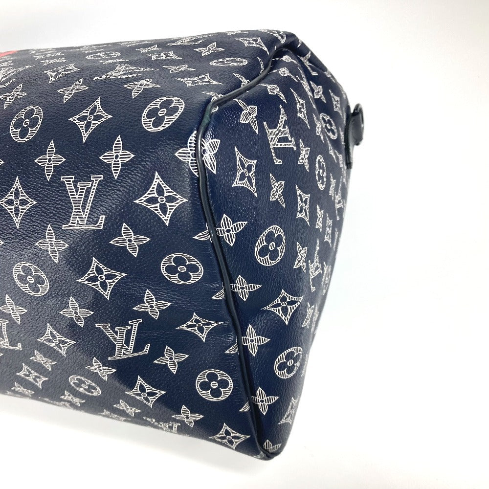 LOUIS VUITTON M43684 モノグラムインク アップサイドダウン  キーポルバンドリエール50 ハンドバッグ カバン トラベルバッグ ボストンバッグ モノグラムキャンバス ユニセックス ネイビー - brandshop-reference