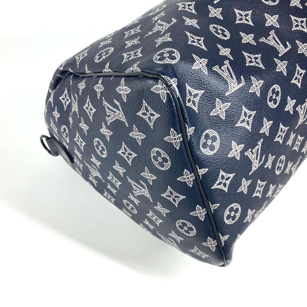 LOUIS VUITTON M43684 モノグラムインク アップサイドダウン  キーポルバンドリエール50 ハンドバッグ カバン トラベルバッグ ボストンバッグ モノグラムキャンバス ユニセックス ネイビー - brandshop-reference