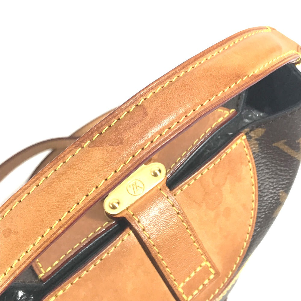LOUIS VUITTON M43587 Monogram Duffel bag Bag 2WAY Bag Pochette Hand Bag Shoulder Bag MonogramCanvas Brown Used