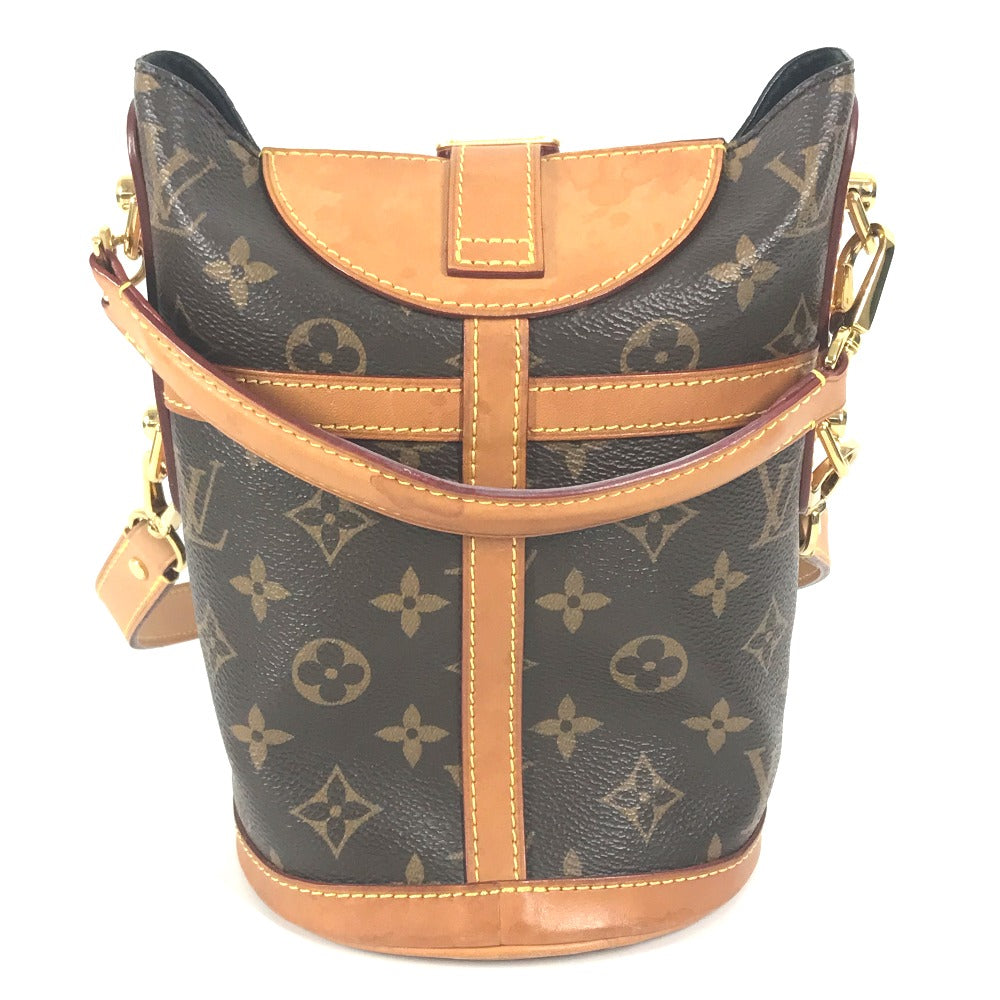 LOUIS VUITTON M43587 Monogram Duffel bag Bag 2WAY Bag Pochette Hand Bag Shoulder Bag MonogramCanvas Brown Used