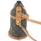 LOUIS VUITTON M43587 Monogram Duffel bag Bag 2WAY Bag Pochette Hand Bag Shoulder Bag MonogramCanvas Brown Used
