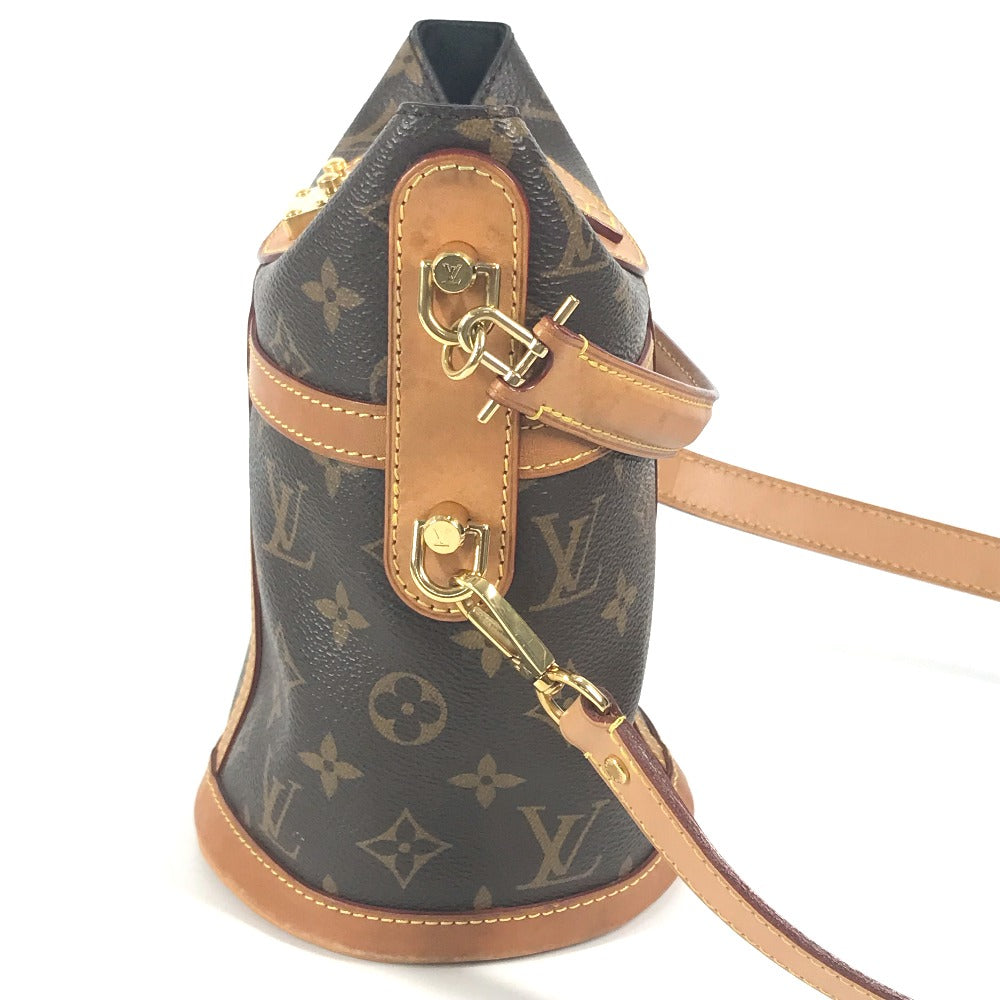 LOUIS VUITTON M43587 Monogram Duffel bag Bag 2WAY Bag Pochette Hand Bag Shoulder Bag MonogramCanvas Brown Used