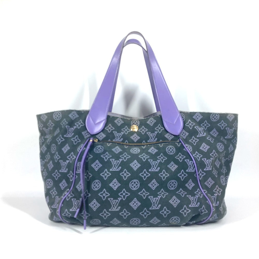 LOUIS VUITTON M95987 Monogram beach line Cabas Ipanema GM Shoulder Tote Bag with Pouch Shoulder Bag Leather/Canvas purple Used