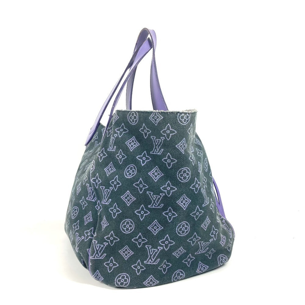 LOUIS VUITTON M95987 Monogram beach line Cabas Ipanema GM Shoulder Tote Bag with Pouch Shoulder Bag Leather/Canvas purple Used