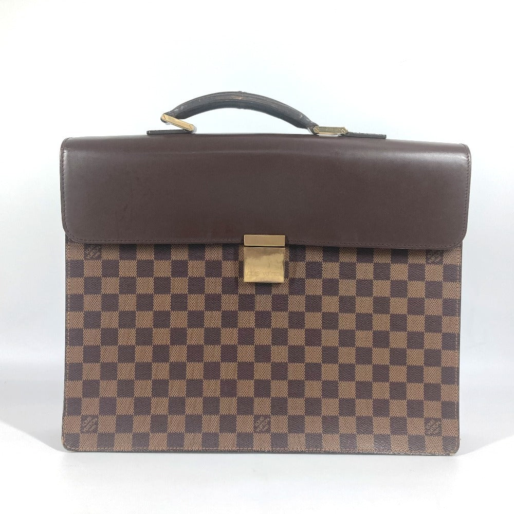 LOUIS VUITTON N53315 Damier Altona PM Bags Document Bags Briefcases Business bag Damier Canvas Ebene Brown Used