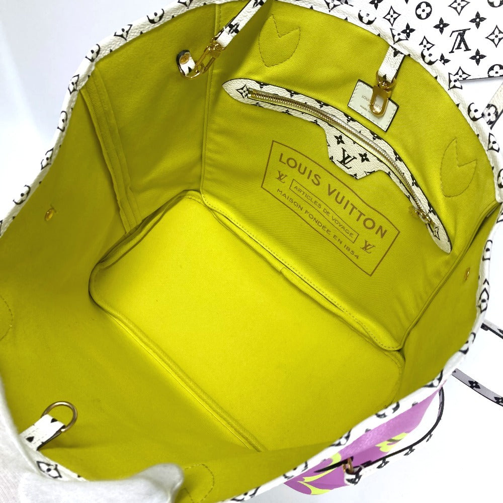 LOUIS VUITTON M44588 モノグラムジャイアント ネヴァーフルMM  カバン トートバッグ 肩掛け ポーチ付き ショルダーバッグ モノグラムジャイアントキャンバス レディース パープル系 - brandshop-reference