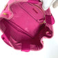 PRADA Canapa logo Bag Tote Bag Hand Bag Canvas pink/White Used