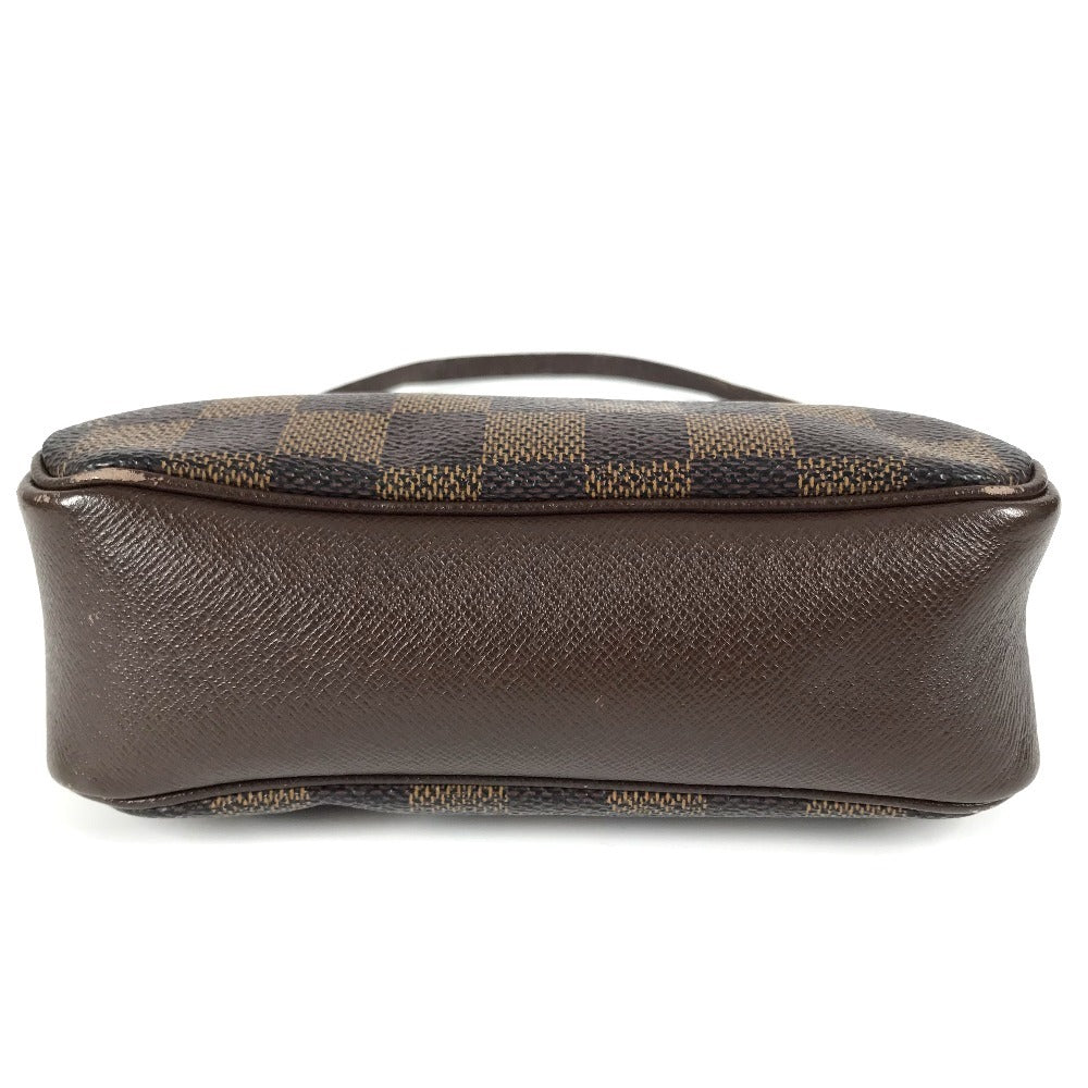 LOUIS VUITTON N51982 Damier Truth Makeup Accessory Pouch Bag Shoulder Handbag Shoulder Bag Damier Canvas Women's Ebene Brown