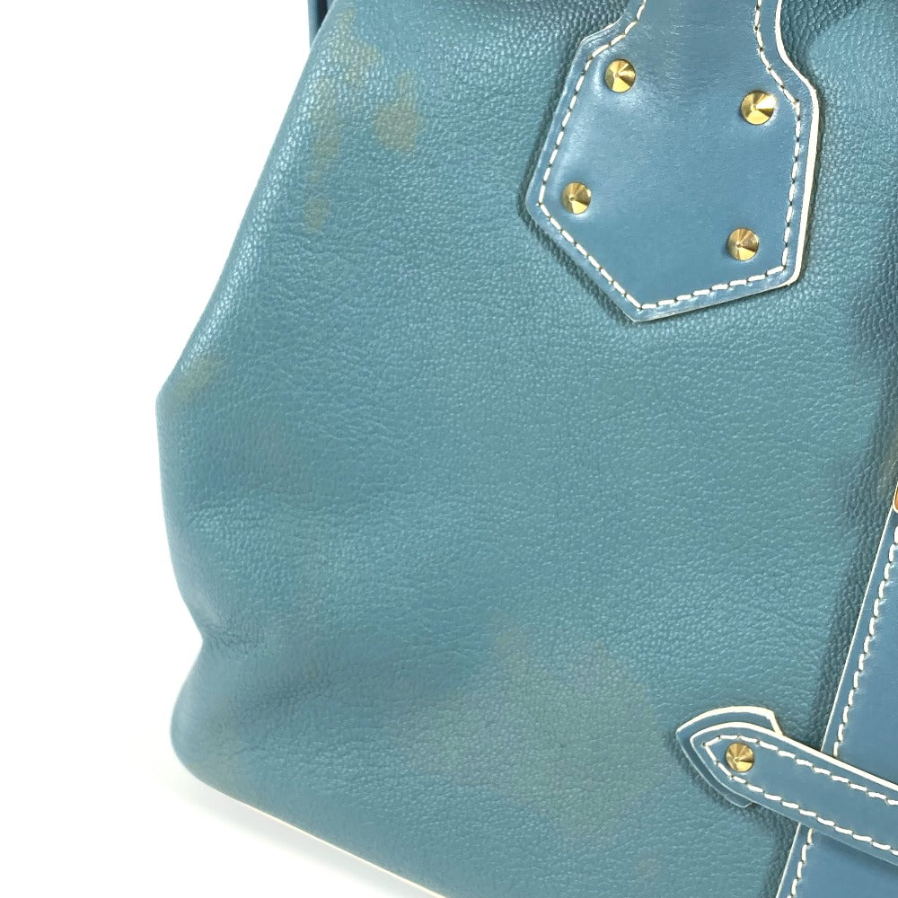 LOUIS VUITTON M91807 スハリ アンジェニュー PM カバン トートバッグ スタッズ ハンドバッグ スハリレザー レディース ブルー - brandshop-reference