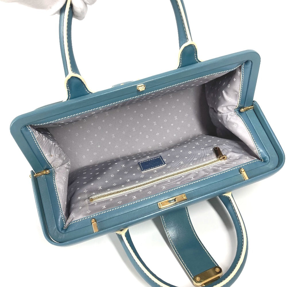 LOUIS VUITTON M91807 スハリ アンジェニュー PM カバン トートバッグ スタッズ ハンドバッグ スハリレザー レディース ブルー - brandshop-reference